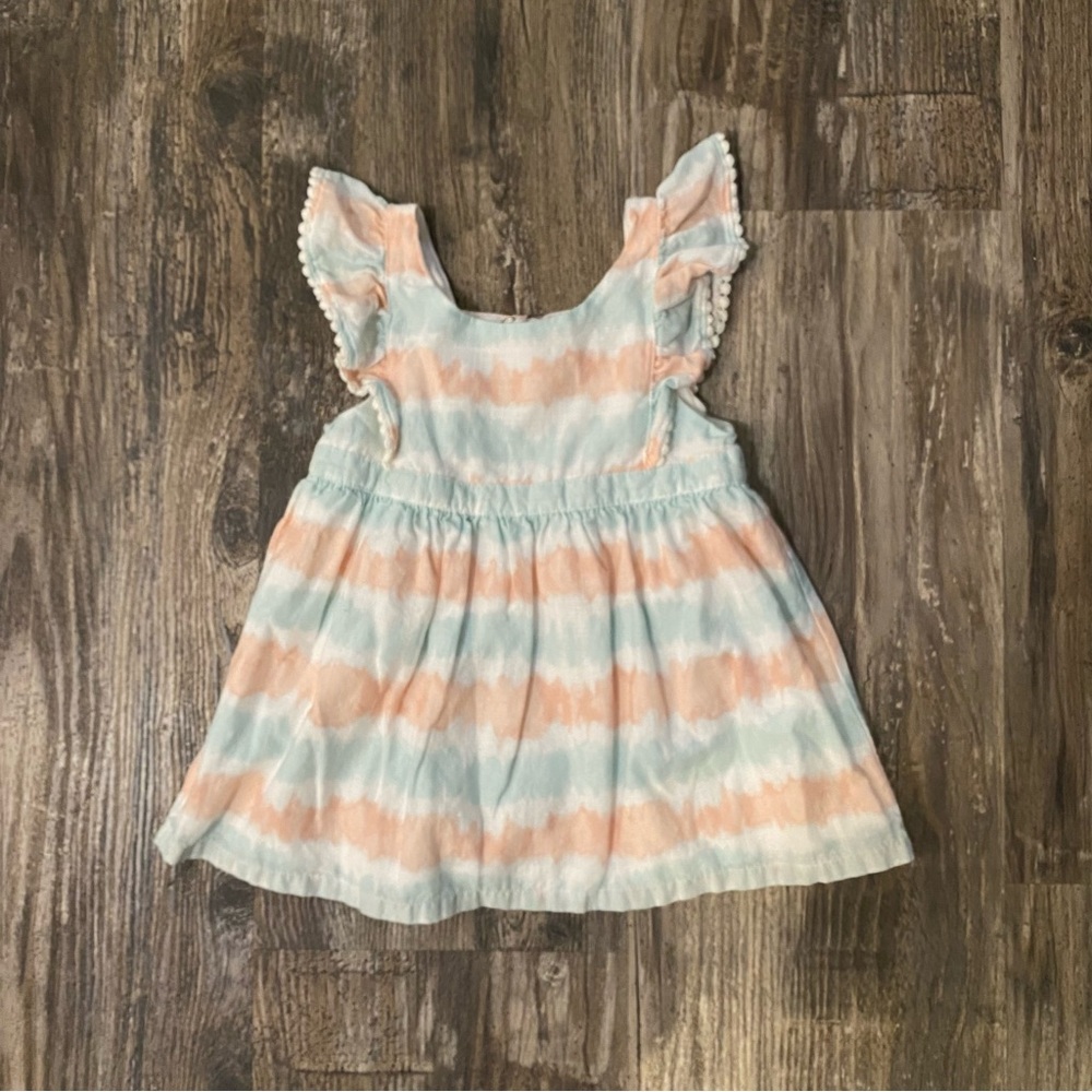 Tommy Bahama 4T cute flutter lined dress